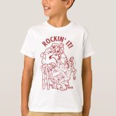 Scooby-Doo & Shaggy Rockin' It 'Round Tree' T-shirt (Voorkant)