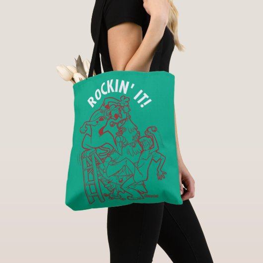 Scooby-Doo & Shaggy Rockin' It 'Round Tree' Tote Bag (Dichtbij)
