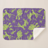 Scooby-Doo | Shaggy & Scooby Runing Scared Sherpa Deken (Voorkant (horizontaal))