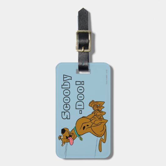 Scooby-Doo Slide With Tongue Out Bagagelabel (Voorkant verticaal)