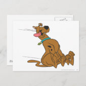 Scooby-Doo Slide With Tongue Out Briefkaart (Voorkant / Achterkant)