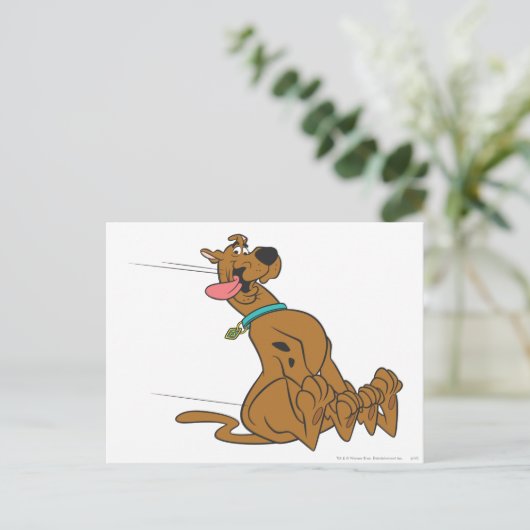 Scooby-Doo Slide With Tongue Out Briefkaart (Staand voorkant)