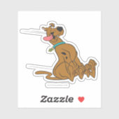 Scooby-Doo Slide With Tongue Out Sticker (Vel)