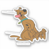 Scooby-Doo Slide With Tongue Out Sticker (Voorkant)