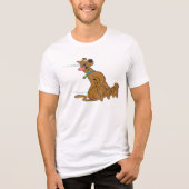 Scooby-Doo Slide With Tongue Out Tri-Blend Shirt (Voorkant)