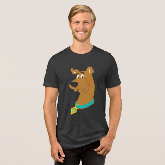 Scooby-Doo Smile Tri-Blend Shirt (Voorkant volledig)