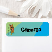 Scooby-Doo Smiling Face Kinderen Etiket (Insitu)