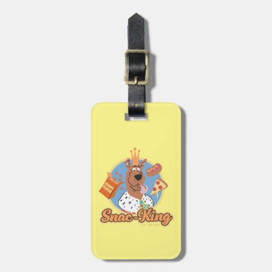 Scooby-Doo Snac-King Bagagelabel (Voorkant verticaal)