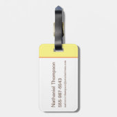 Scooby-Doo Snac-King Bagagelabel (Achterkant verticaal)