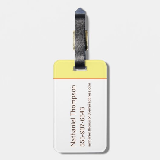 Scooby-Doo Snac-King Bagagelabel (Achterkant verticaal)