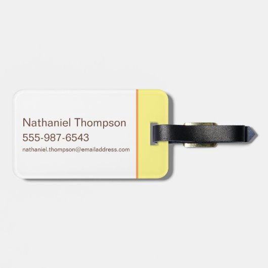 Scooby-Doo Snac-King Bagagelabel (Achterkant horizontaal)