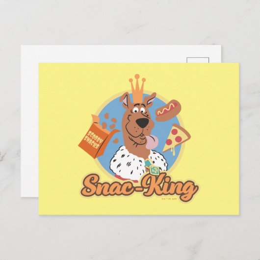 Scooby-Doo Snac-King Briefkaart (Voorkant / Achterkant)
