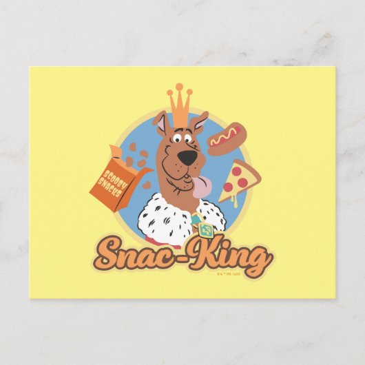 Scooby-Doo Snac-King Briefkaart (Voorkant)