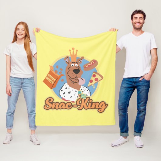 Scooby-Doo Snac-King Fleece Deken (In situ)