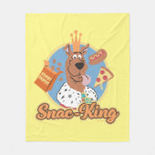 Scooby-Doo Snac-King Fleece Deken (Voorkant)