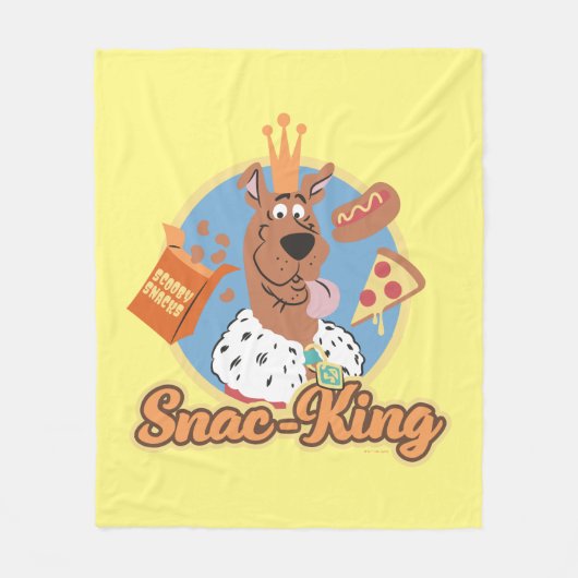 Scooby-Doo Snac-King Fleece Deken (Voorkant)