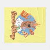 Scooby-Doo Snac-King Fleece Deken (Voorkant (Horizontaal))
