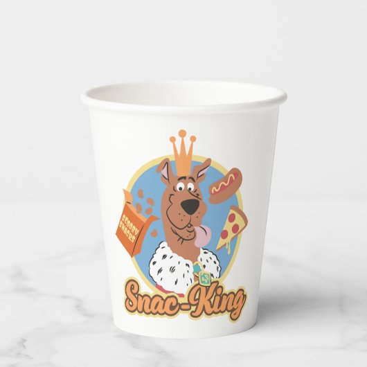 Scooby-Doo Snac-King Papieren Bekers (Achterkant)