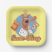 Scooby-Doo Snac-King Papieren Bordje (Voorkant)