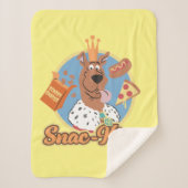 Scooby-Doo Snac-King Sherpa Deken (Voorkant)