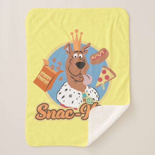 Scooby-Doo Snac-King Sherpa Deken (Voorkant)
