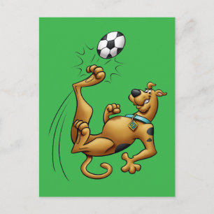 Scooby-Doo Soccer Overhead Kick Airborstel Briefkaart