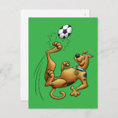Scooby-Doo Soccer Overhead Kick Airborstel Briefkaart (Voorkant / Achterkant)