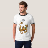 Scooby-Doo Soccer Overhead Kick Airborstel T-shirt (Voorkant volledig)