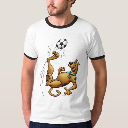 Scooby-Doo Soccer Overhead Kick Airborstel T-shirt (Voorkant)
