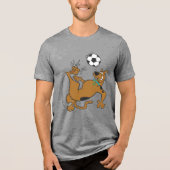Scooby-Doo Soccer Overhead Kick Tri-Blend Shirt (Voorkant)
