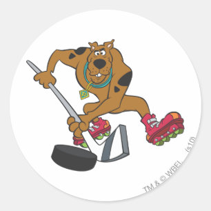 Scooby-Doo-spelsleutel Ronde Sticker