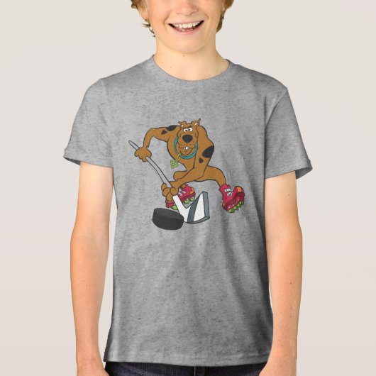 Scooby-Doo-spelsleutel Tri-Blend Shirt (Voorkant)