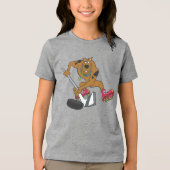 Scooby-Doo-spelsleutel Tri-Blend Shirt (Voorkant)
