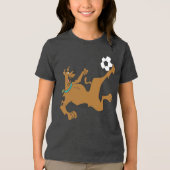 Scooby-Doo Spelsport Tri-Blend Shirt (Voorkant)
