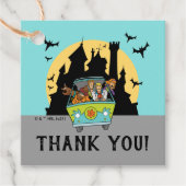 Scooby-Doo Spooktacular Baby shower Bedankt Bedankjes Labels (Voorkant)