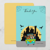 Scooby-Doo Spooktacular Baby shower Bedankt Kaart (Voorkant / Achterkant)