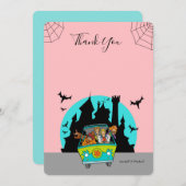 Scooby-Doo Spooktacular Baby shower Bedankt Kaart (Voorkant / Achterkant)