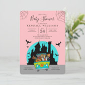 Scooby-Doo Spooktacular Baby shower Kaart (Staand voorkant)