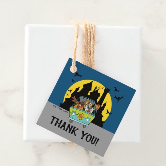 Scooby-Doo Spooktacular Birthday Bedankt Bedankjes Labels (In situ)