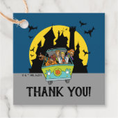Scooby-Doo Spooktacular Birthday Bedankt Bedankjes Labels (Voorkant)