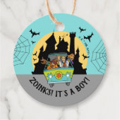 Scooby-Doo Spooktacular Halloween Baby shower Bedankjes Labels (Voorkant)