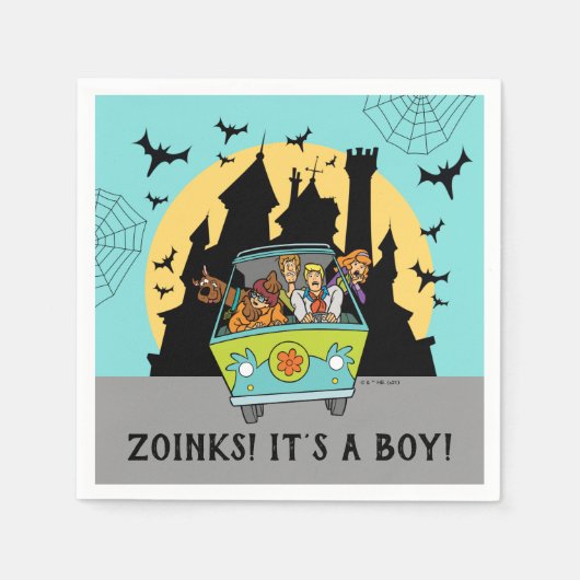 Scooby-Doo Spooktacular Halloween Baby shower Napk Servet (Voorkant)