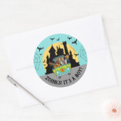Scooby-Doo Spooktacular Halloween Baby shower Ronde Sticker (Envelop)