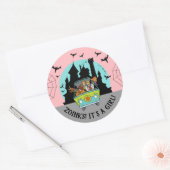 Scooby-Doo Spooktacular Halloween Baby shower Ronde Sticker (Envelop)