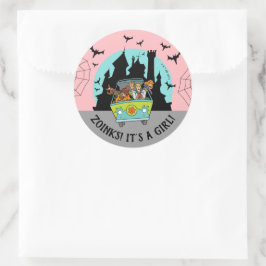 Scooby-Doo Spooktacular Halloween Baby shower Ronde Sticker