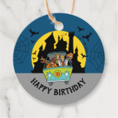 Scooby-Doo Spooktacular Halloween Birthday Bedankjes Labels (Voorkant)