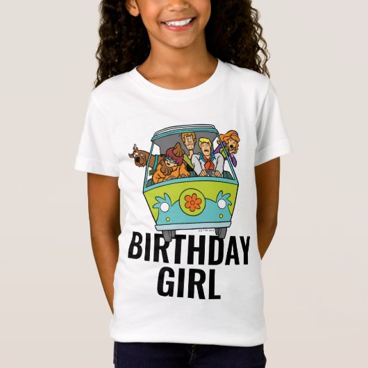 Scooby-Doo Spooktacular Halloween Birthday Girl T-shirt (Voorkant)
