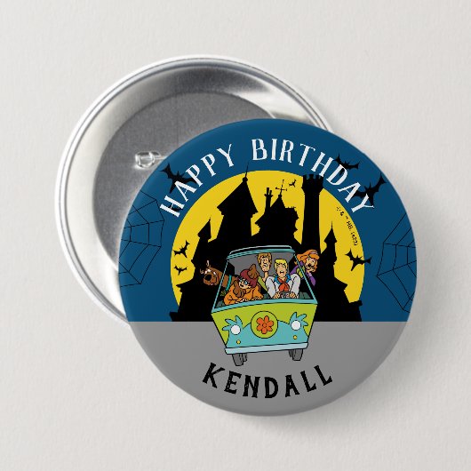 Scooby-Doo Spooktacular Halloween Birthday Ronde Button 7,6 Cm (Voorkant /achterkant)