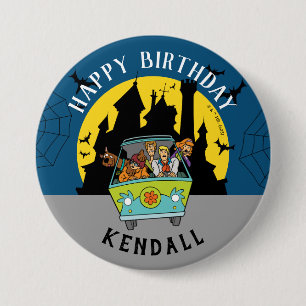 Scooby-Doo Spooktacular Halloween Birthday Ronde Button 7,6 Cm