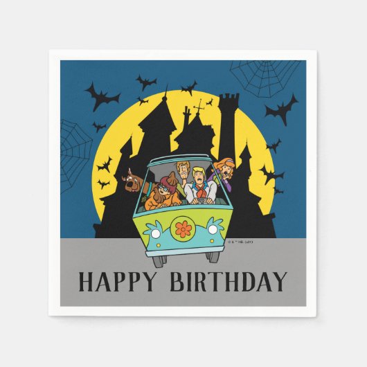 Scooby-Doo Spooktacular Halloween Birthday Servet (Voorkant)
